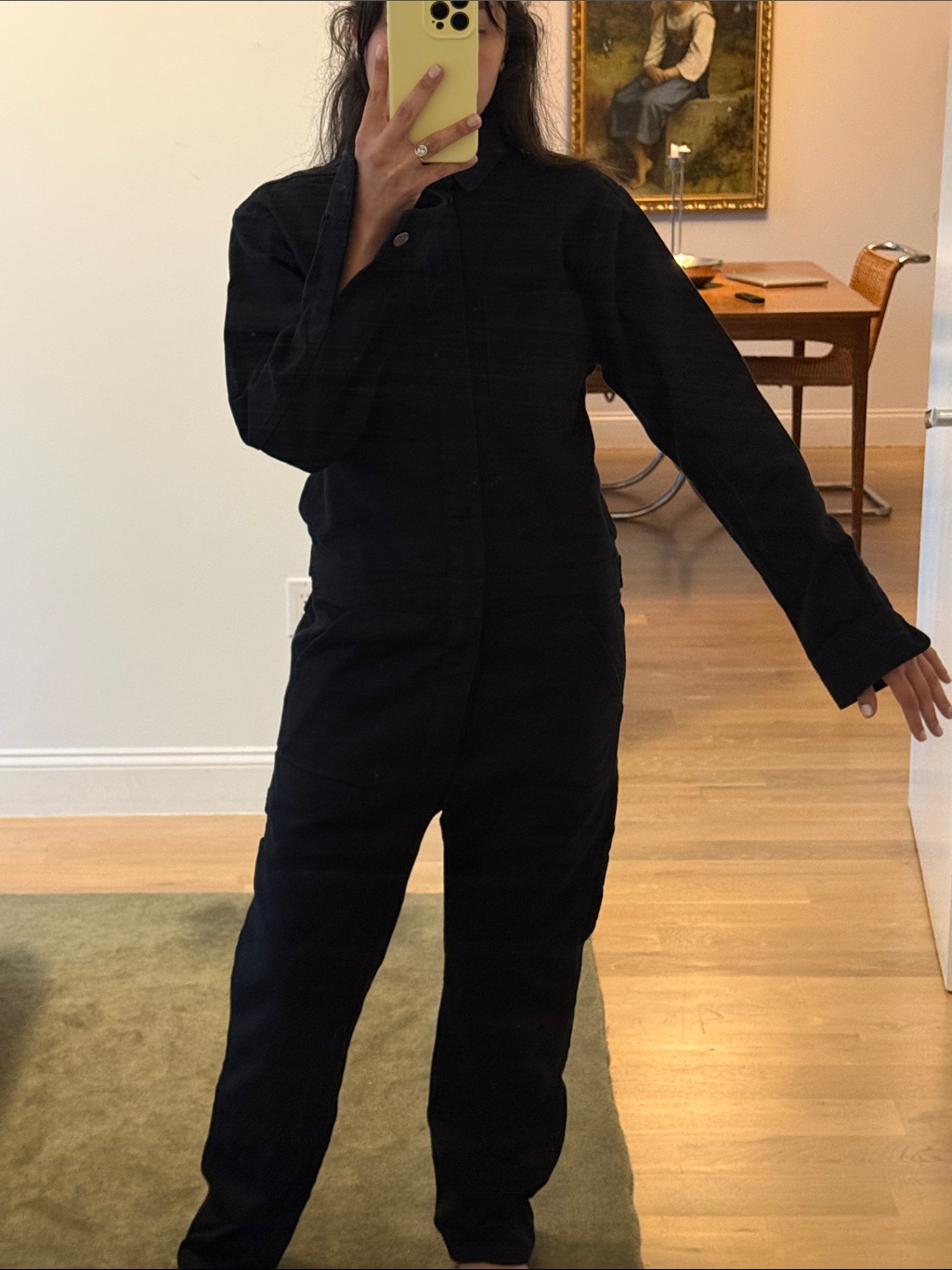 Carhartt Wip Wardrobe Nyc Black Women's Workwear Jumpsuit